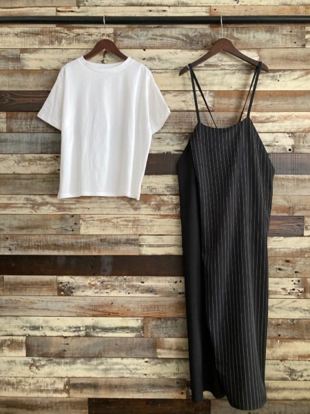 OSMOSIS(オズモーシス)/アシンメトリーオールインワン&TシャツSET