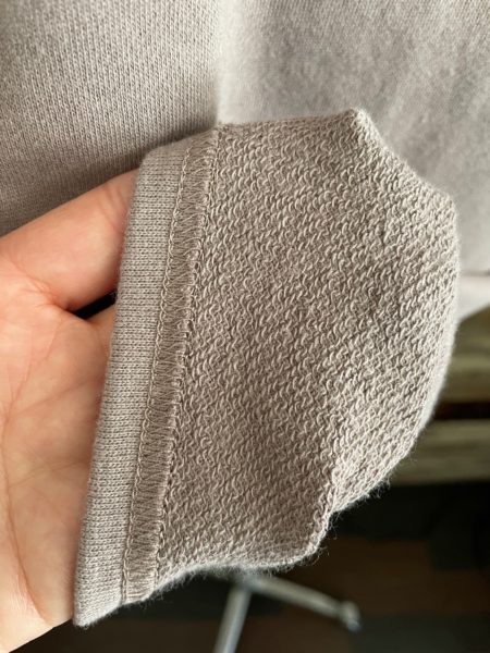 koe（コエ）/袖フリル裏毛チュニックワンピース