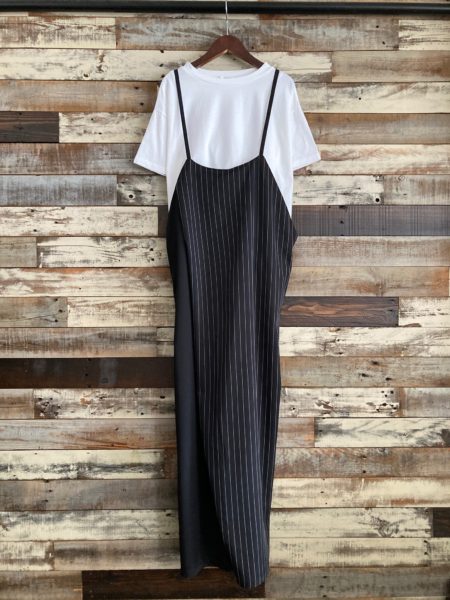 OSMOSIS(オズモーシス)/アシンメトリーオールインワン&TシャツSET