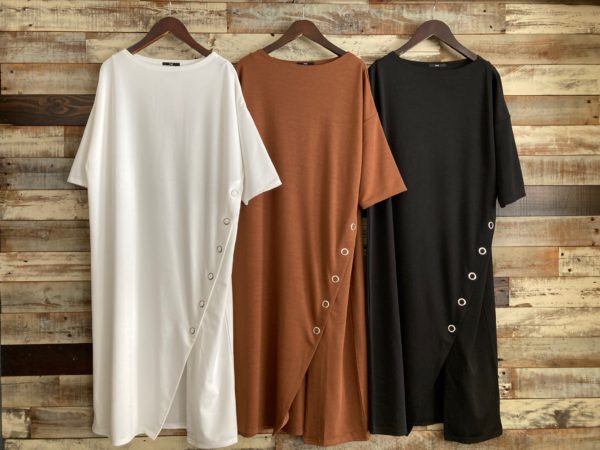 OSMOSIS(オズモーシス)/スナップスリットロングTシャツ