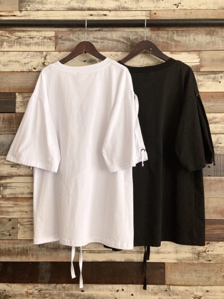 『LOOSE LOGO T-SHIRT』/『ルーズロゴＴシャツ』バック/AULA AILA(アウラアイラ)